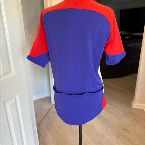 Pearl Izumi Vibrant Red and Blue/Violet Cycling Jersey size M - Picture 5 of 7
